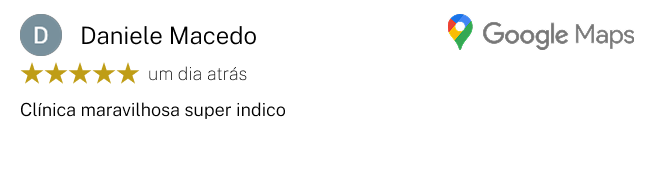 Avaliações da empresa no google maps
